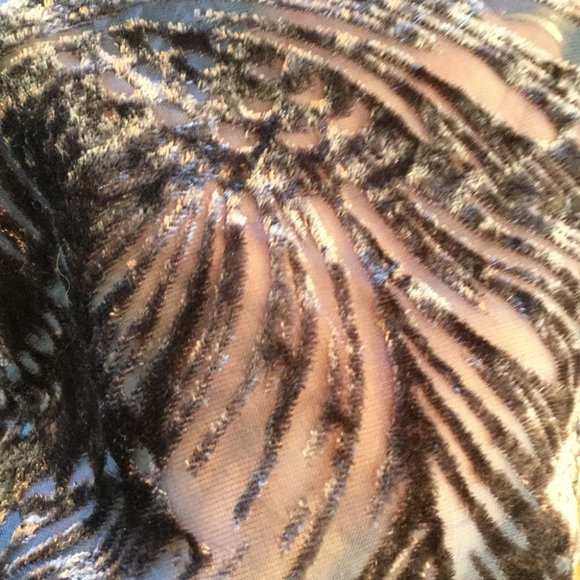 Free People burnt out fabric velvet mini dress - Picture 3 of 7